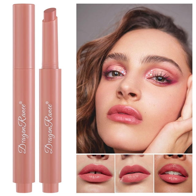 Nude Matte Lipstick Natural Velvet Moisture Smooth Crayon Lip Stain Make Up
