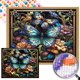thumbnail image 1 of 5D DIY Taladro Parcial AB Diamante Pintura Mariposa 55x45cm, 1 of 9