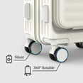 thumbnail image 4 of Joyway - 4 Ensembles de Bagages Valise Rigide en PC à Roulettes Pivotantes - (Valise Extensible 20 Pouces24 Pouces) Valise Enregistrée 28 Po, 4 of 8
