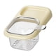 thumbnail image 2 of Colador de desagüe para fregadero de cocina, cesta de esquina con ventosa para recoger residuos con práctico inserto extraíble para una fácil limpieza Beige, 2 of 8