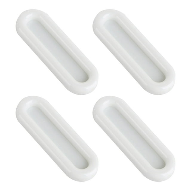 CEHVOM 4 Pieces Self-Stick Instant Cabinet Drawer Handle Helper Auxiliary Kitchen Cabinet Door Window Handle Sticker Convenient Opening Stick-On Handles Clearance