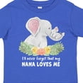 thumbnail image 4 of Inktastic I'll Never Forget That My Nana Loves Me with Cute Elephants Boys or Girls Toddler T-Shirt, 4 of 5