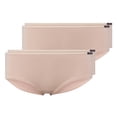 thumbnail image 1 of SKINY bragas de mujer, paquete de 4 - calzoncillos, pantalones, algodón estirado, básico Beige S (Small), 1 of 3