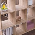 thumbnail image 5 of Heavy Duty 9 Cube Organizer Shelf Stackable Ultra Thick Particle Board Bookcase Closet Storage Cabinet - Sonoma Oak, 5 of 7