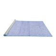 thumbnail image 2 of Ahgly Company Machine Washable Indoor Rectangle Solid Blue Modern Area Rugs, 2' x 3', 2 of 4