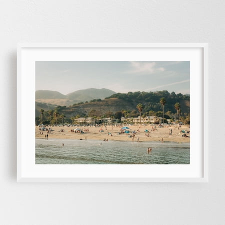 Avila Beach 01 - Avila Beach California Photography White Framed Wall Art Print 12 x 18 inches