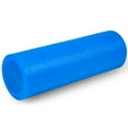 thumbnail image 1 of IBF Iron Body Fitness™ 18" Classic High-Density PE Firm Foam Roller - Blue, 1 of 6
