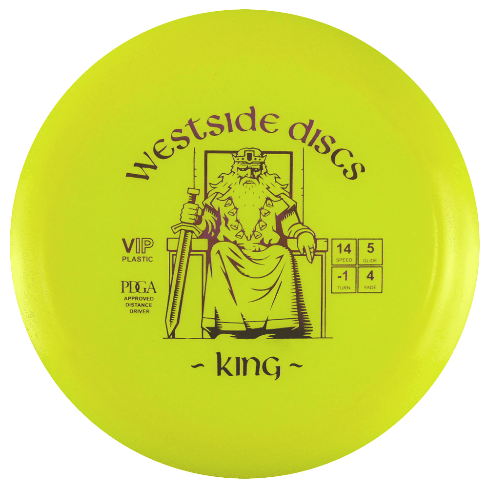 Westside Discs VIP King 165169g Distance Driver Golf Disc [Colors may