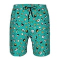 thumbnail image 4 of Naloa Sushi (3) Men's Beach Shorts, Surfing shorts, Swim trunks, Quick Dry Swim Trunks for Surfing Beach Fun - XX-Large, 4 of 9
