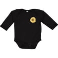 thumbnail image 3 of Inktastic Pocket Full of Sunshine Sunflower Boys or Girls Long Sleeve Baby Bodysuit, 3 of 5