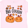 thumbnail image 4 of Inktastic Big Cousin Pumpkins with Fall Leaves Boys or Girls Toddler T-Shirt, 4 of 5