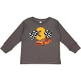 thumbnail image 3 of Inktastic Number Three Race Car Boys or Girls Long Sleeve Toddler T-Shirt, 3 of 5