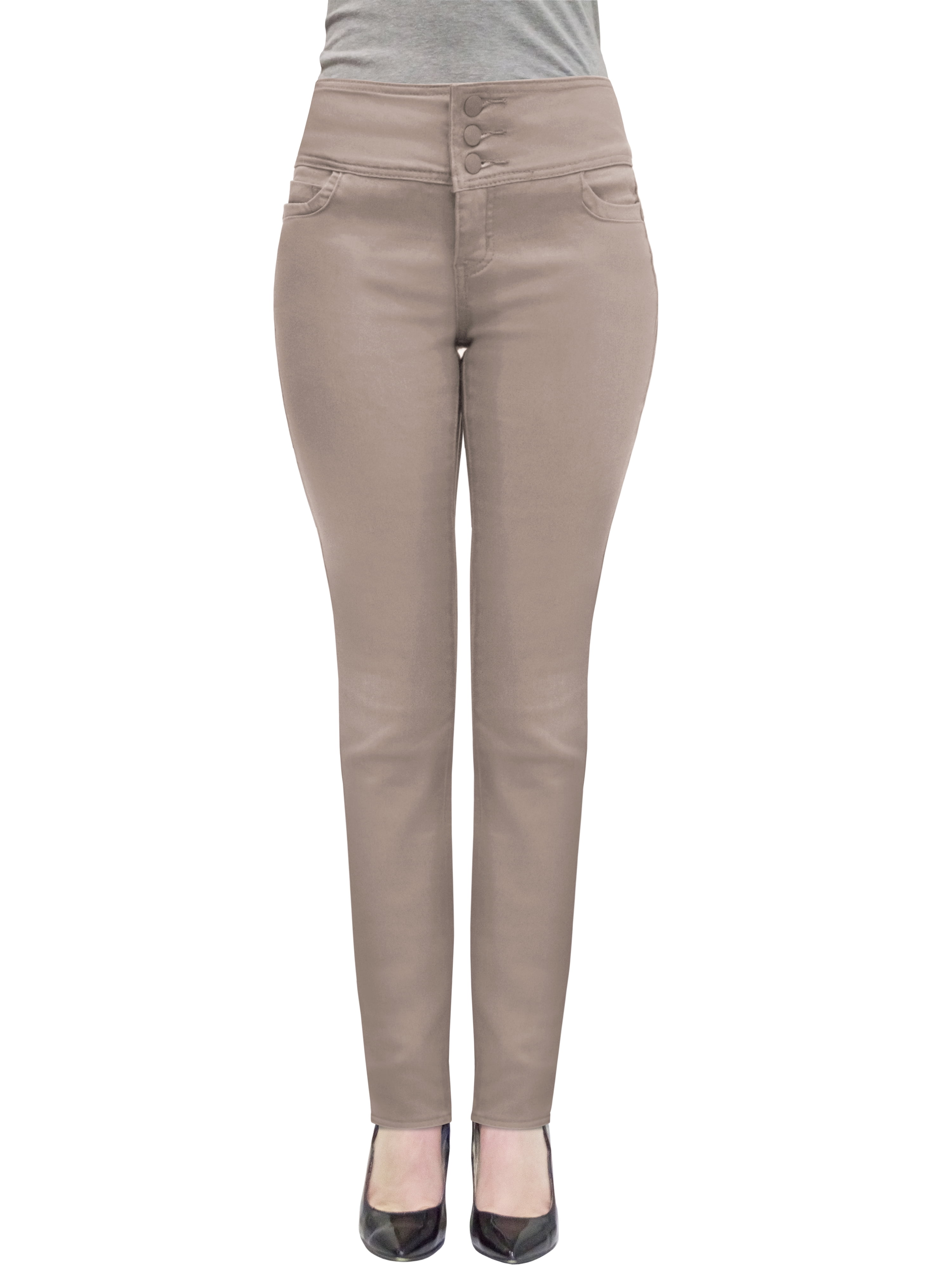 beige skinny pants womens