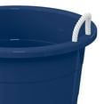 thumbnail image 6 of Life Story 17 Gal Round Open Storage Bucket with Rope Handles, Teal, 8 Blue, 6 of 8