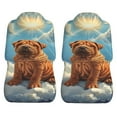 thumbnail image 4 of Haiem Sunshine Cloud Bulldog Printed Car Seat Covers Set of 2, Universal Fit Car Seat Covers,Protective Seat Covers,Comfortable Car Seat Covers, Easy Installation Seat Covers, 4 of 9