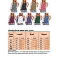 thumbnail image 2 of Uhndy Women Casual T Shirts 3/4 Sleeve Color Block Cute Tops Comfy Crew Neck Blouses Autumn Daily Shopping Movies Tunic Tee-LQ, 2 of 3
