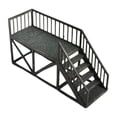 thumbnail image 3 of Modelo de escalera a escala 1/64, , pequeño adorno, muebles, escaleras en miniatura, escalera de ático para micropaisaje, casa de muñecas,, 3 of 9