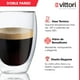 thumbnail image 2 of Juego de Vasos de Cristal, Vaso Térmico Doble Pared para Bebidas Frías, 2 Vasos de Vidrio de Borosilicato de 360 ml, 2 of 5