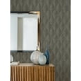 thumbnail image 4 of Advantage Oresme Dark Grey Ogee Wallpaper, 4 of 4