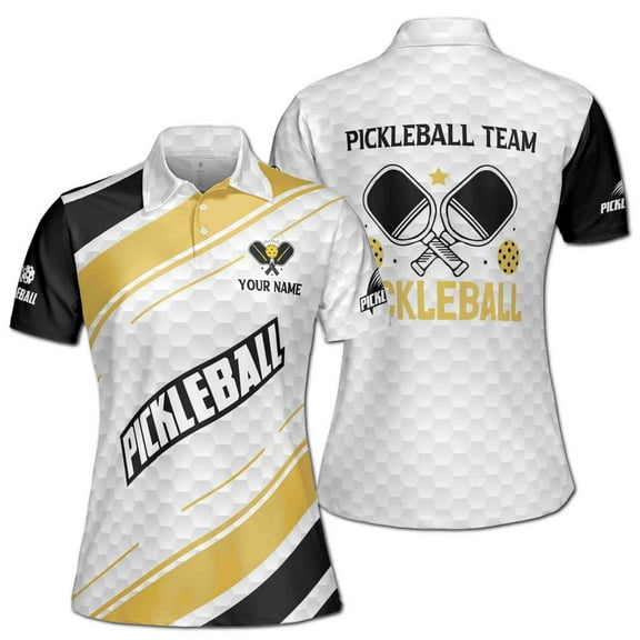 Customized Name Team Pickleball League Player Women's Polo Shirt S-5XL