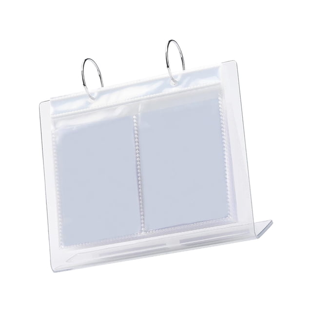 jifeng Desktop Acrylic Photo Album Clear Flip Display for Family Table Photo Display 5 inch photos