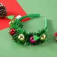 thumbnail image 4 of Tnobhg Christmas Headband Glowing Hair Band Xmas Tree Deer Horn Shape Headwear for Festive Party Decoration, 4 of 8