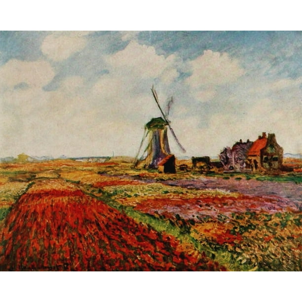 Tulips from Holland Poster Print by Claude Monet - Walmart ...