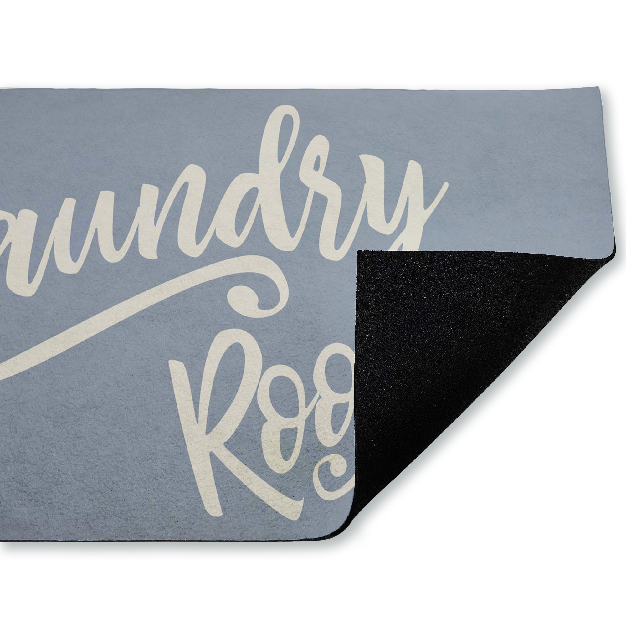 Stupell Industries Laundry Cursive Typography Printed Outdoor Door Floor Mat, design by SunDance Group; LLC
