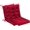 Red, variant on Set of 2 Outdoor Dining Chair Cushions, 37x18 inch, Water Repellent, Patio Seating Cushions, 37x18 inch, for Garden Patio Furniture (Red)