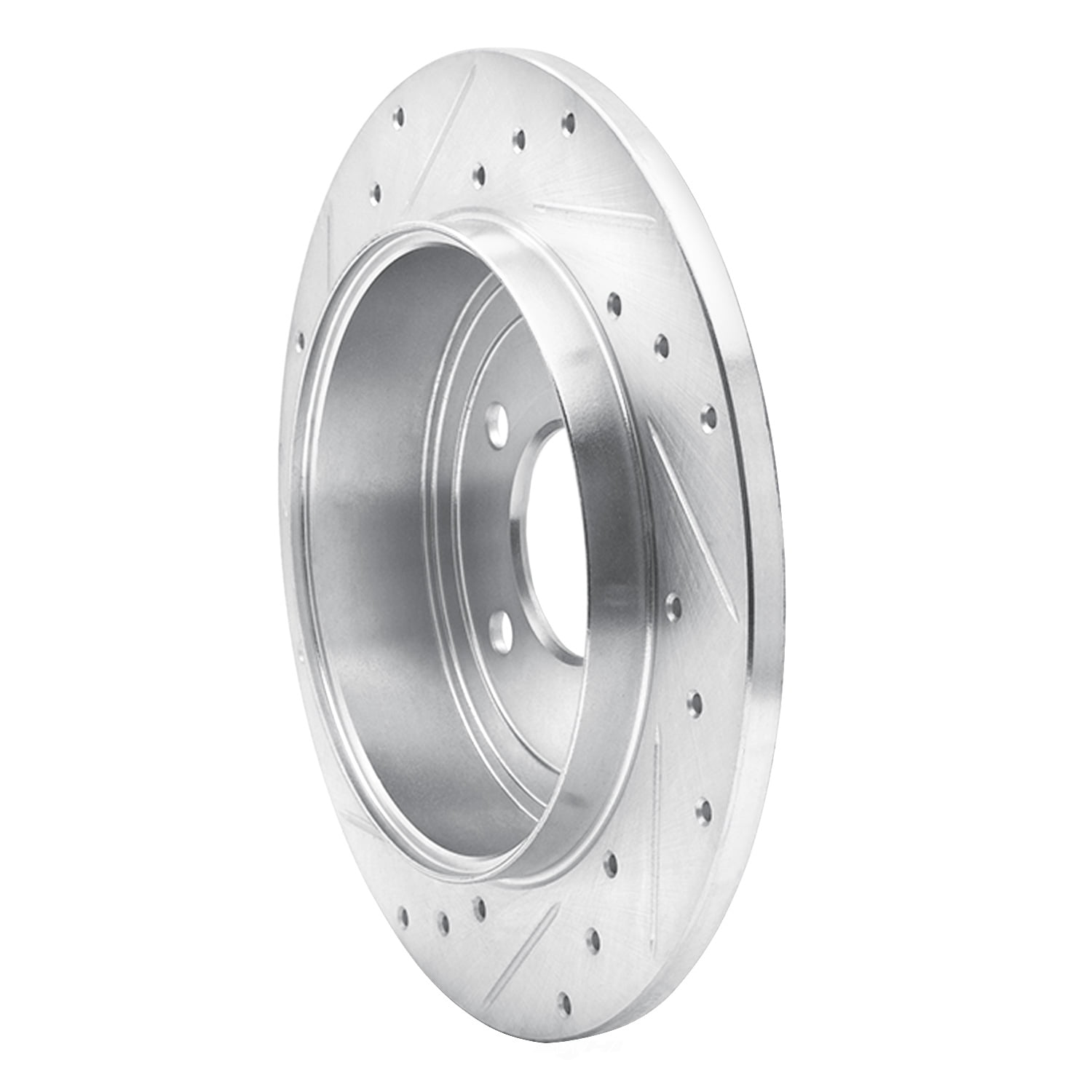Dynamic Friction Company 631-54194R DFC Brake Rotor - Drilled And Slotted - Silver
