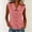 Watermelon Red, variant on Womens Gingham Sleeveless Blouse Button Down Loose Fit Plaid Fashion Tank Top Trendy Collared Casual Summer Office Vacation Shirt, Black L