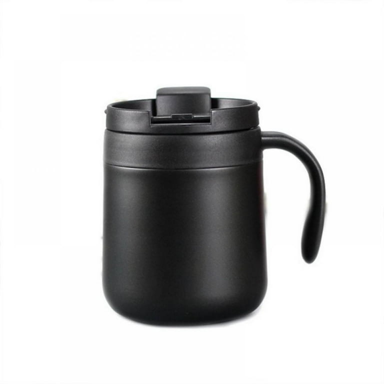  Stainless Steel Coffee Mug, 12Oz Insulated Coffee Mug Cup with  Handle, Double Wall Vacuum Coffee Cup with Lid, Stainless Steel Coffee  Travel Mug, Thermal Coffee Mug for Hot & Cold Drinks (