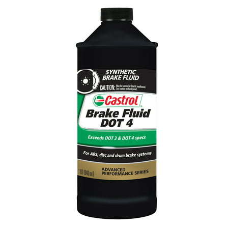 Castrol Brake Fluid DOT 4, 1 QT (Best Motorcycle Brake Fluid)