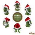 thumbnail image 5 of Masque en Latex Santa Vert, 5 of 5