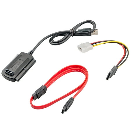 SATA/PATA/IDE Drive to USB 2.0 Adapter Converter Cable Hot-Swap Plug and Play for 2.5''/3.5'' HDD Hard Drive