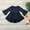 Navy, variant on Virmaxy Toddler Children's Bottom Shirt Baby Girl Fashion Cute Solid Colour Ruffle Flare Long Sleeve Top Bottom Shirt Pink 3T