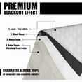 thumbnail image 4 of WARM HOME DESIGNS 1 Panel of 52" x 96" Silver Grey 100% Blackout Insulated Total Blackout Bedroom Curtains. RO Silver 52x96, 4 of 5
