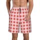 thumbnail image 1 of Balery Checkered Christmas With Snowflakes Traje de Baño Estilo Hawaiano para Hombre, Shorts de Secado Rápido con Bolsillos-3X-Large, 1 of 6