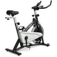 thumbnail image 2 of Demifill Exercise Bike, Silent Magnetic Resistance Stationary Bike for Home, Workout Bike with Comfortable Seat Cushion, Magnetic Stationary Bike with Heart Rate, Silver, 2 of 9