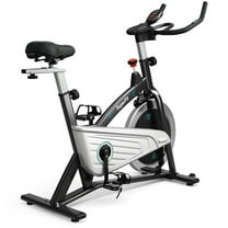 Topcobe Indoor Magnetic Stationary Bike with Heart Rate, Cycling Bike Stationary with Comfortable Seat Cushion