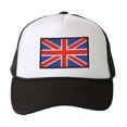 thumbnail image 1 of Trucker Malla Snapback Hat, Reino Unido Patch 3D Bordado Black Gravity Threads Sombrero del camionero, 1 of 1