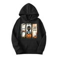 thumbnail image 4 of WJHWSX Hoodies for Women,Black Hoodie,Breathable,Soft,Polyester,Black,2XL, 4 of 5