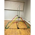 thumbnail image 5 of Height-Adjustable Kids Gymnastics Bar, Junior Training Monkey Bar, Folding Home Horizontal Kip Bar for Boys/Girls, Playground Gymnastic Equipment - Red/Yellow, 5 of 9