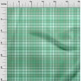 thumbnail image 3 of oneOone Cotton Poplin Light Mint Green Fabric Check Sewing Fabric By The Yard Printed Diy Clothing Sewing Supplies 56 Inch Wide, 3 of 4