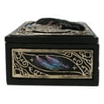 thumbnail image 2 of Mystic Raven Crow Crescent Moon Wicca Divination Ornate Tarot Cards Trinket Box, 2 of 9