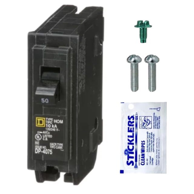 Interruptor termomagnético FalconSupply HOM150 50 A 120 V unipolar