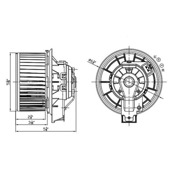 New Hvac Blower Motor Fits Ford Flex Lincoln Mkt 9 10 2012 2013 Cg1z 19805 D Walmart Com Walmart Com
