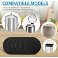 thumbnail image 2 of 6 Pack Compost Filters for Countertop Bin, 6.7 Inch Charcoal Bucket Home Kitchen Bin Pail Filter Relpacement Refill Set -, 2 of 4