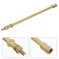 thumbnail image 4 of Shisuyan 1Pcs Golden Copper Tire Valve Extension Rod for Car Tire Inflation 5.9*0.43*0.43in, 4 of 8