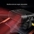 thumbnail image 2 of Calentador de coche eléctrico, ventilador de descongelación portátil, ventilador de calefacción rápida para coche eléctrico, desempañador Universal, secador de coche, accesorios interiores de 12V/24V seitruly VI001627-02B, 2 of 6